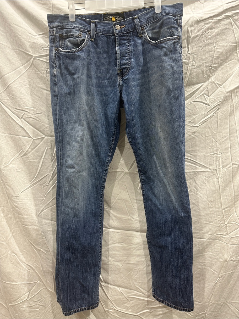Lucky Brand Blue Label 221 Men's Distressed Jeans 34x32